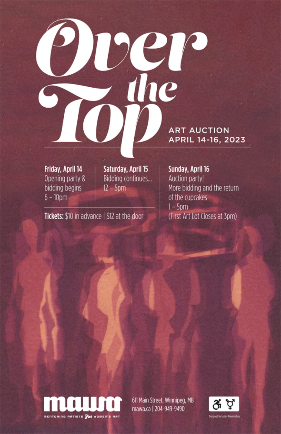Poster for Over the Top Art Auction